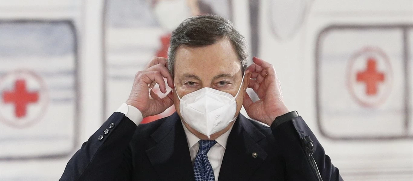 Σε παράταση των περιορισμών για τον κορωνοϊό προσανατολίζεται η ιταλική κυβέρνηση του Μ.Ντράγκι